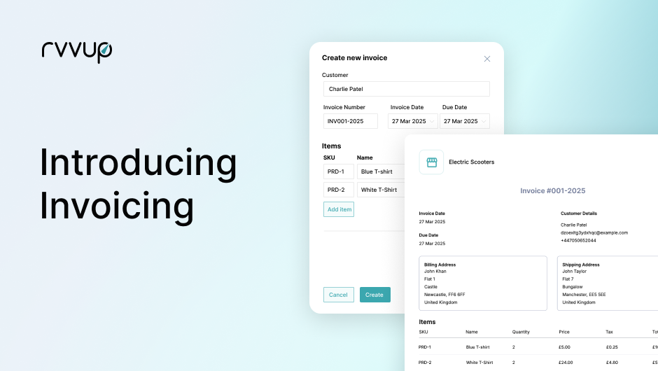Introducing Rvvup Invoicing
